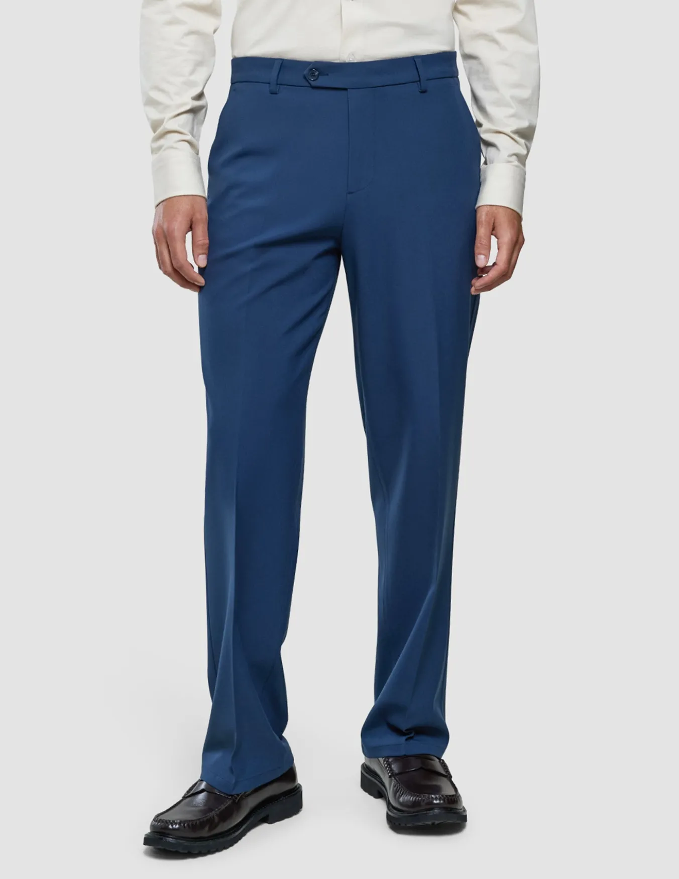 Essential Suit Pants Relaxed Fit Marine Blue