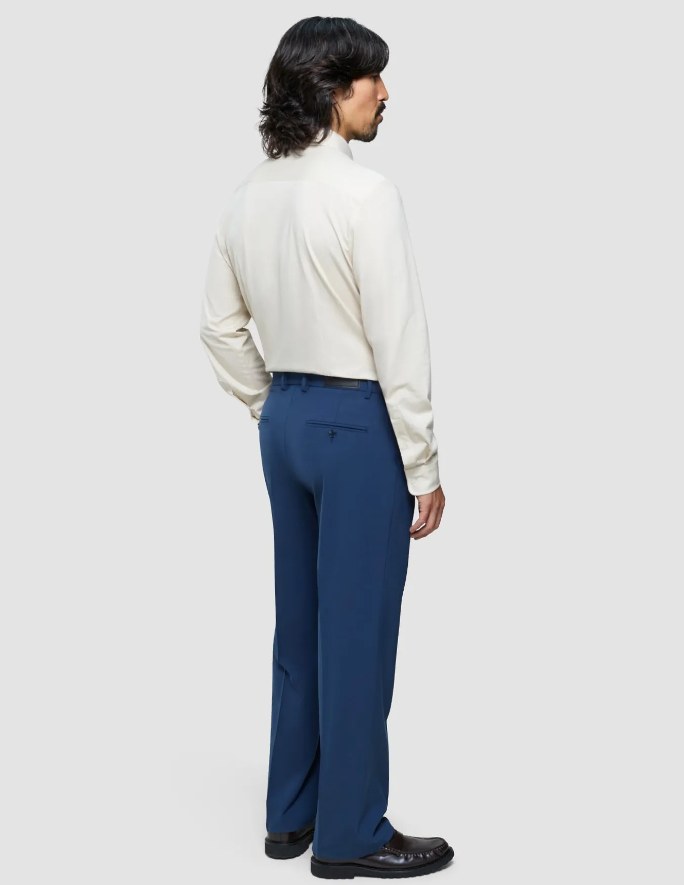 Essential Suit Pants Relaxed Fit Marine Blue