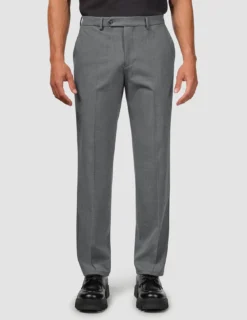 Essential Suit Pants Relaxed Fit Dark Grey Melange