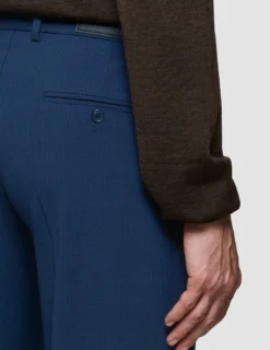 Essential Suit Pants Relaxed Fit Navy Checks