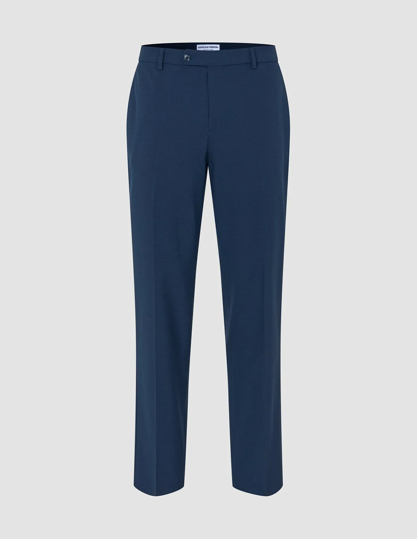 Essential Suit Pants Relaxed Fit Navy Checks