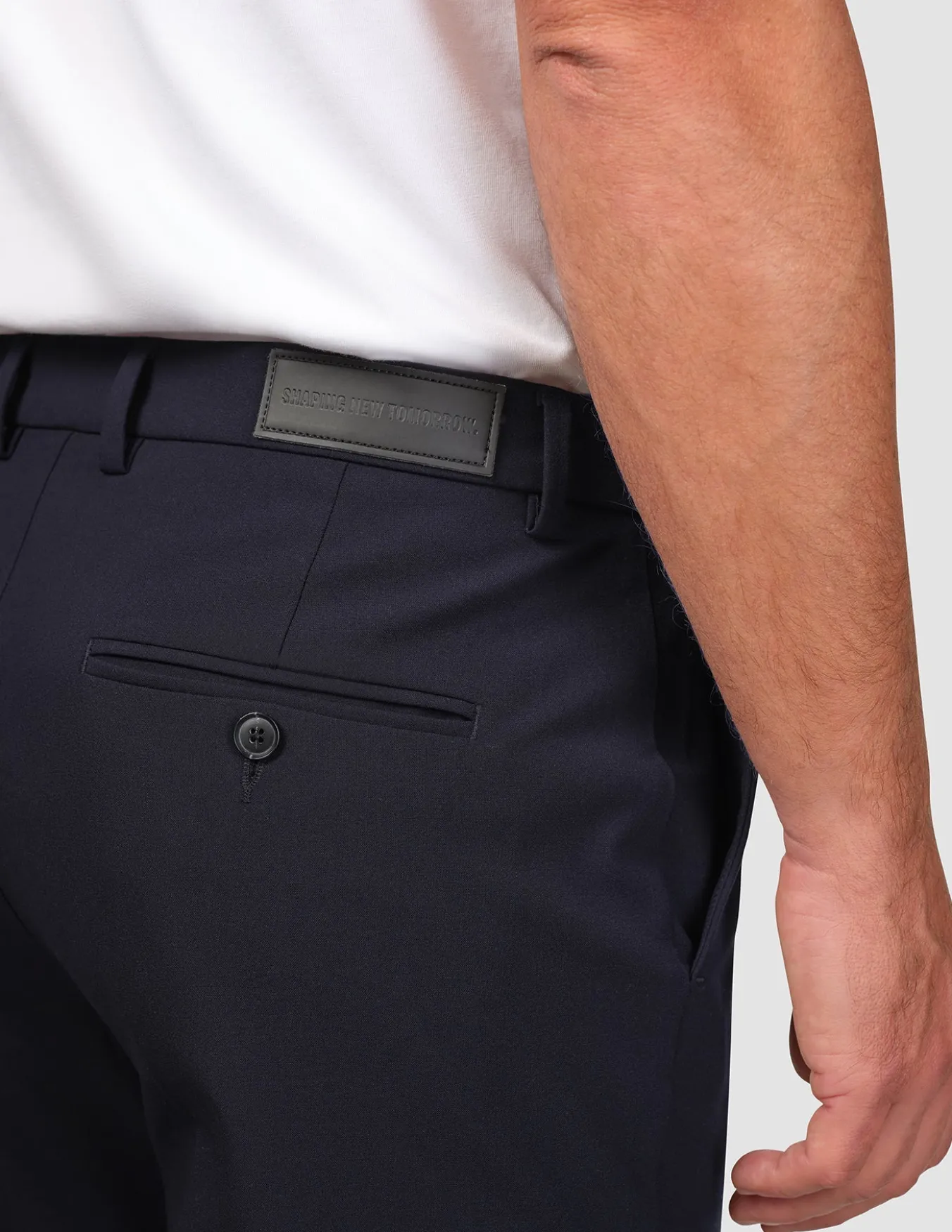 Essential Suit Pants Relaxed Fit Midnight Blue