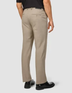 Essential Suit Pants Relaxed Fit Beige Melange