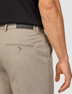 Essential Suit Pants Relaxed Fit Beige Melange