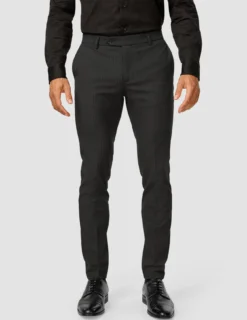 Essential Suit Pants Slim Asphalt Pinstripe
