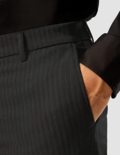 Essential Suit Pants Slim Asphalt Pinstripe