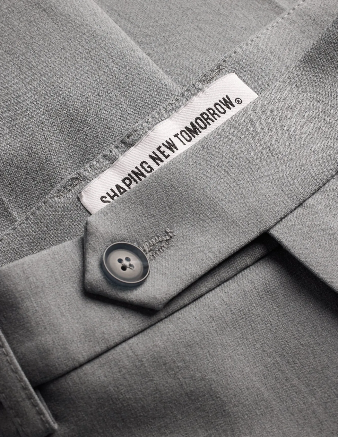 Essential Suit Pants Slim Cloud Grey