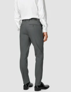 Essential Suit Pants Slim Dark Grey Melange