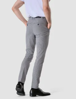 Essential Suit Pants Slim Duo Check Blue