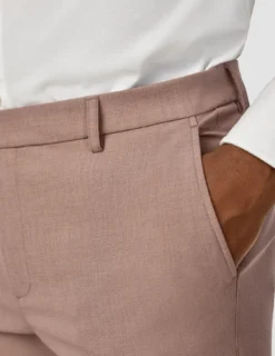 Essential Suit Pants Slim Dusty Lilac Melange