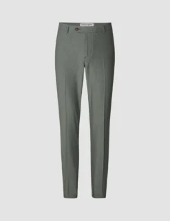 Essential Suit Pants Slim Green Melange
