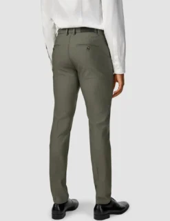Essential Suit Pants Slim Green Melange
