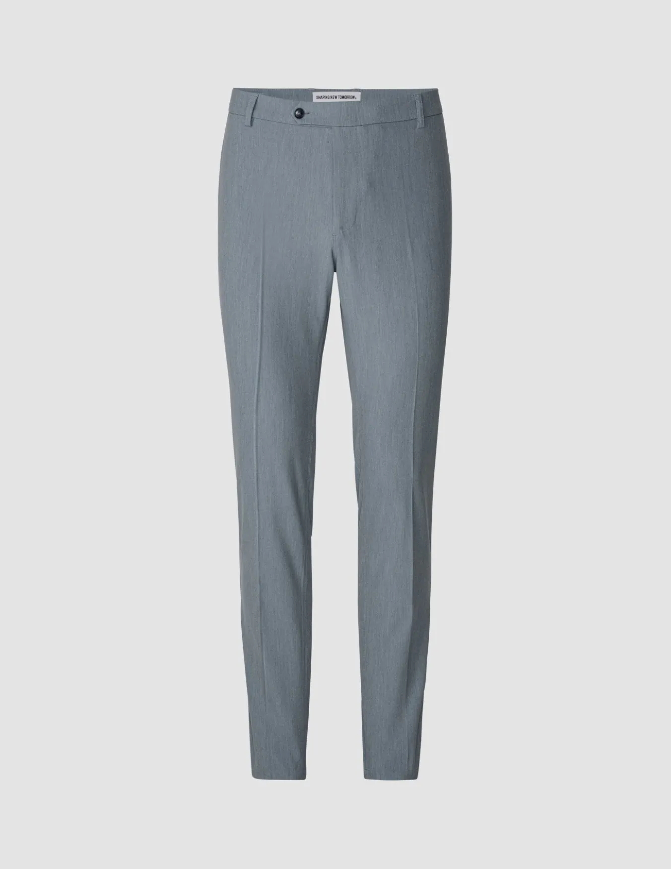 Essential Suit Pants Slim Light Blue Melange