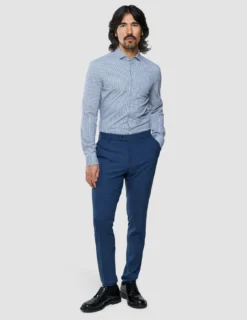 Essential Suit Pants Slim Marine Blue