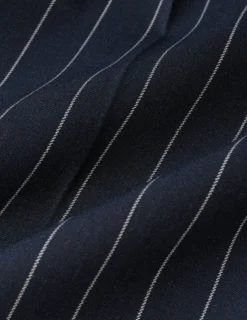 Essential Suit Pants Slim Navy Stripes