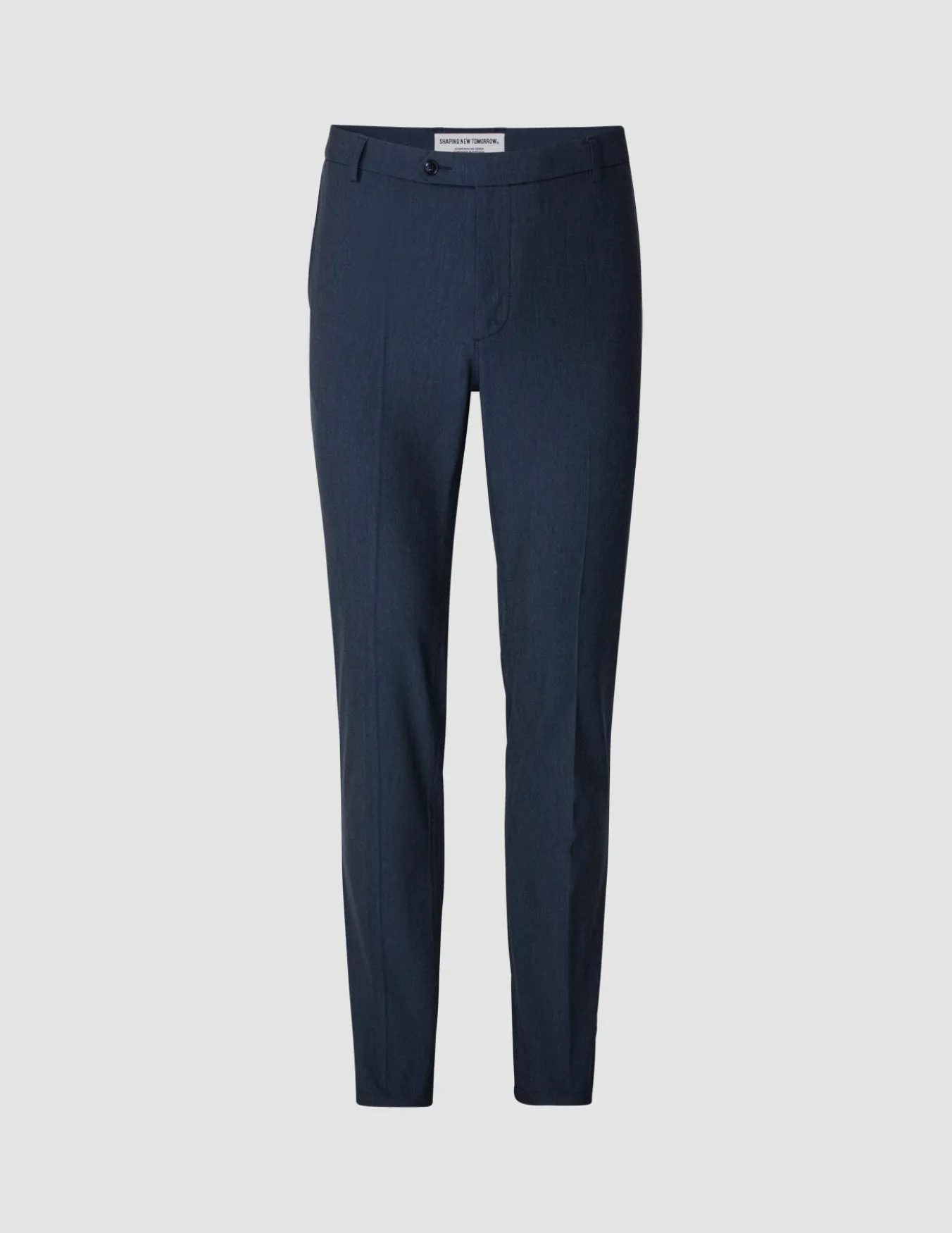 Essential Suit Pants Slim Navy Melange