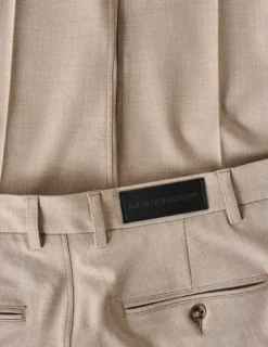 Essential Suit Pants Slim Sand Grain