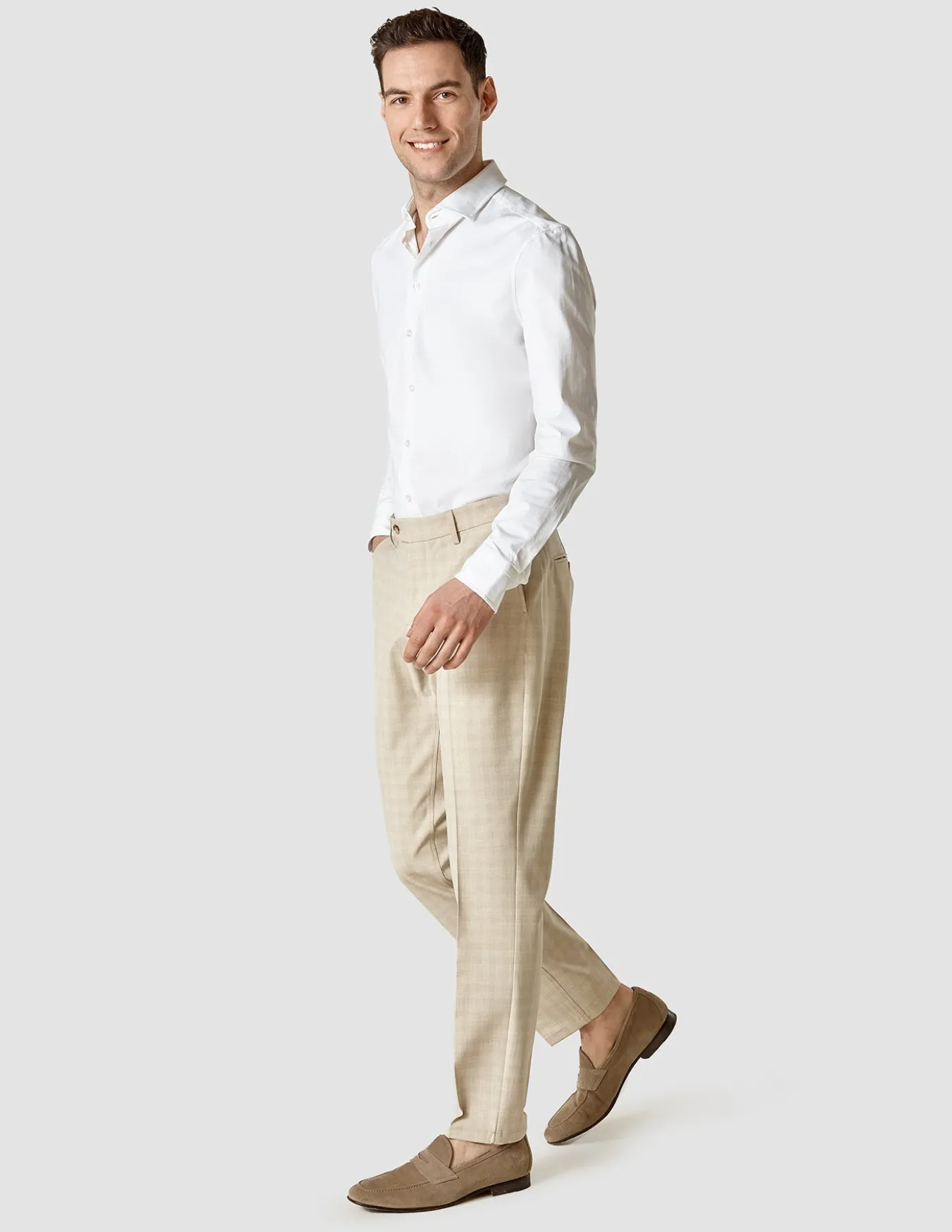 Essential Suit Pants Slim Warm Sand