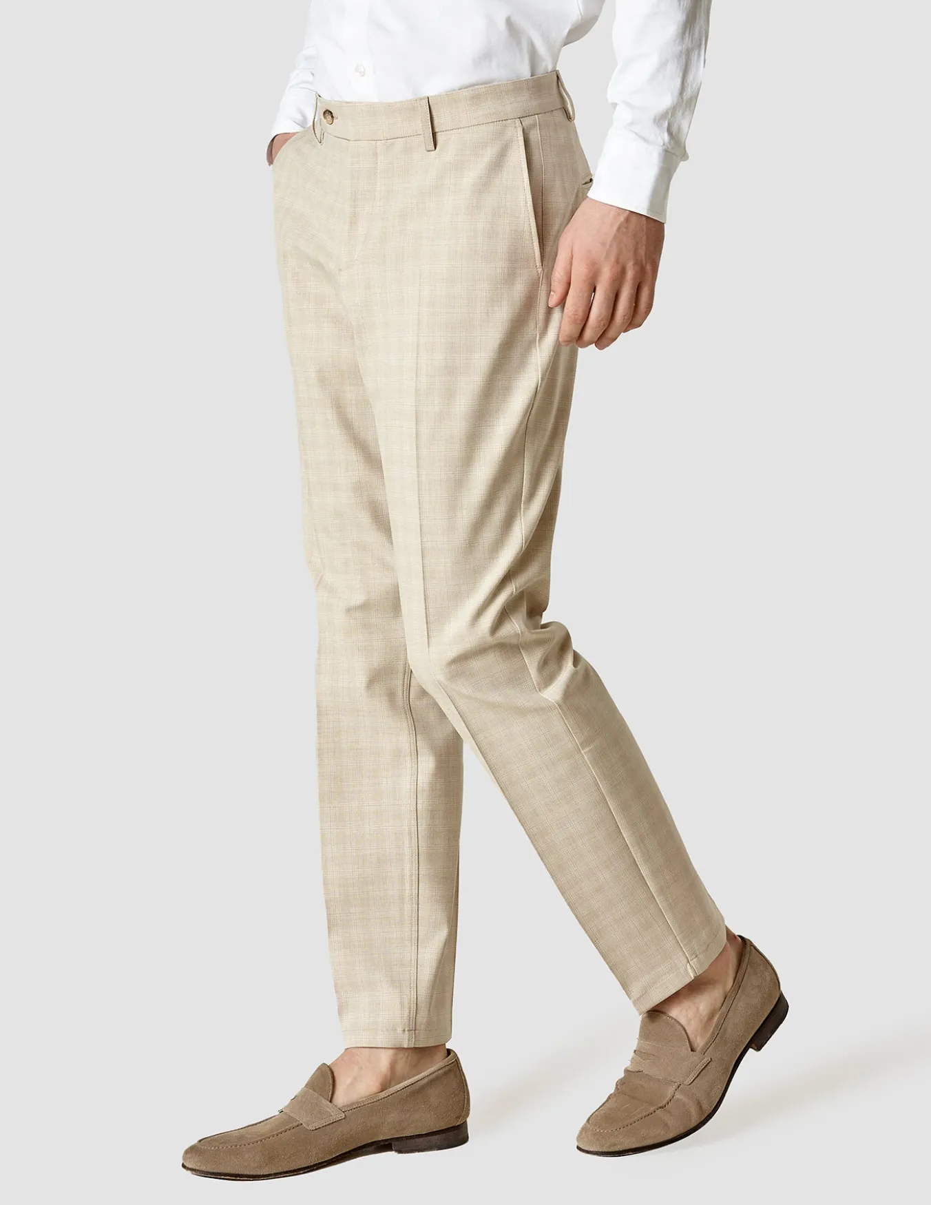 Essential Suit Pants Slim Warm Sand