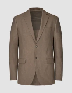 Essential Suit Saddle Brown Melange