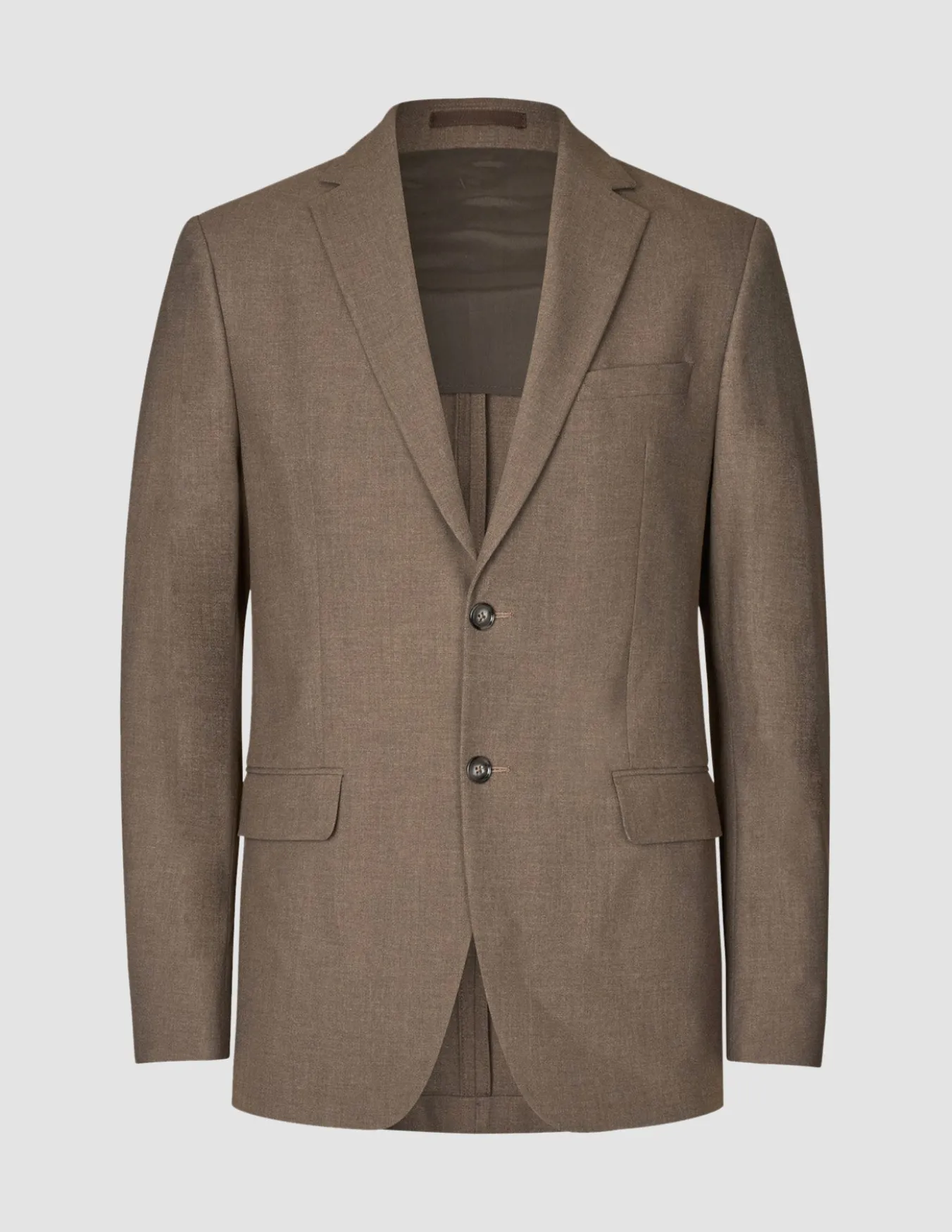 Essential Suit Saddle Brown Melange