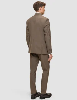 Essential Suit Saddle Brown Melange