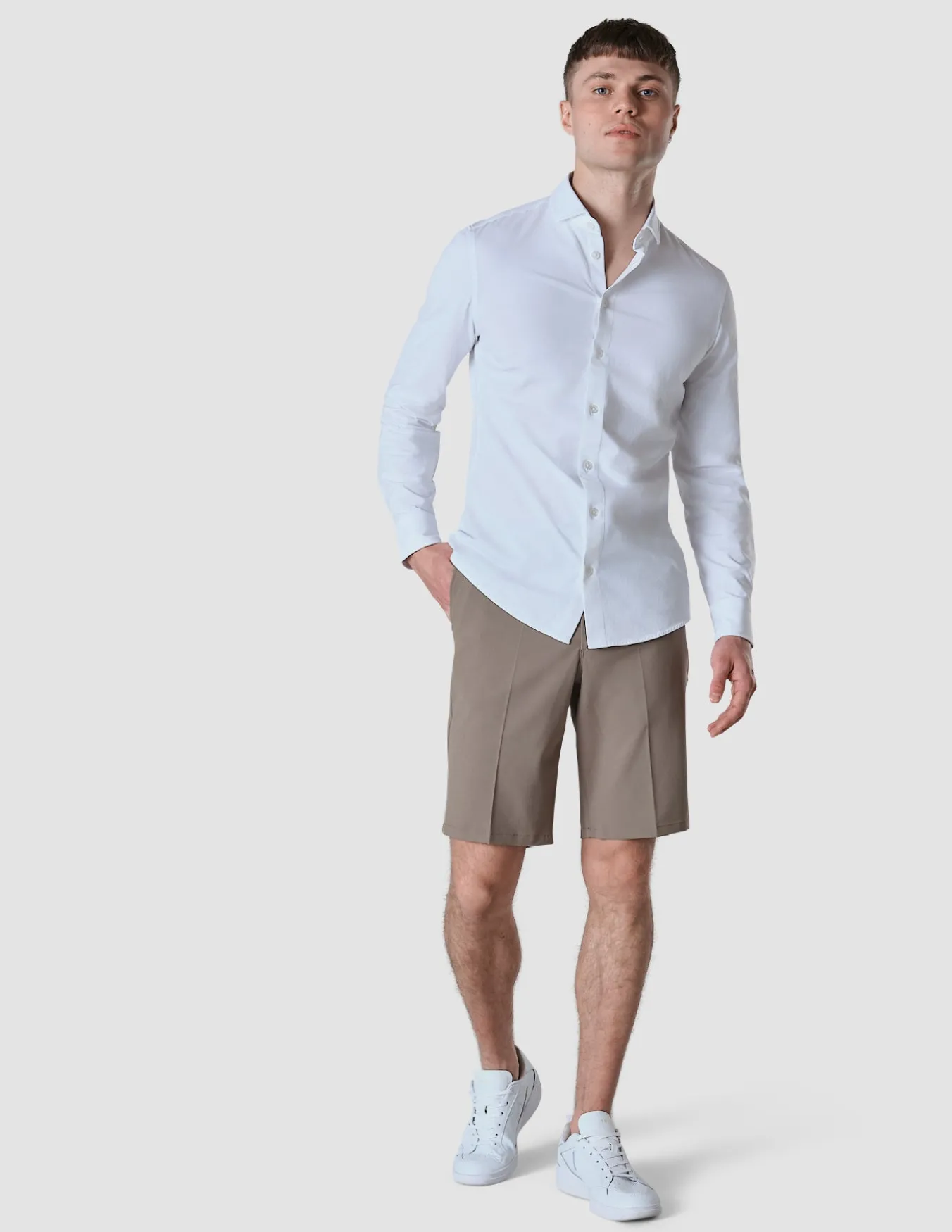 Essential Suit Shorts Walnut