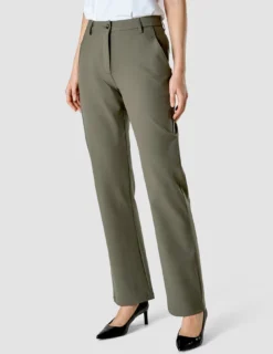 Essential Suit Straight Dark Olive