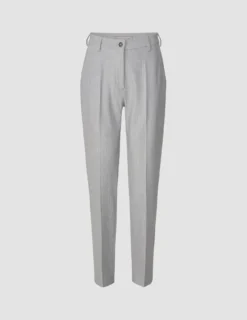 Essential Suit Tapered Light Grey Pinstriped