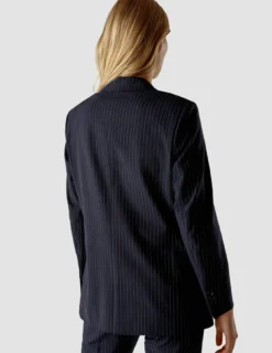 Essential Suit Tapered Navy Pinstripe