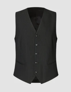 Essential Vest Asphalt Pinstripe