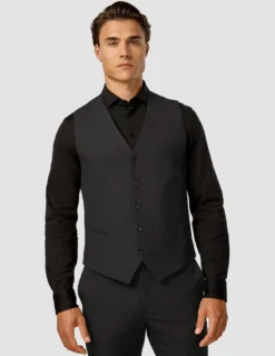 Essential Vest Asphalt Pinstripe