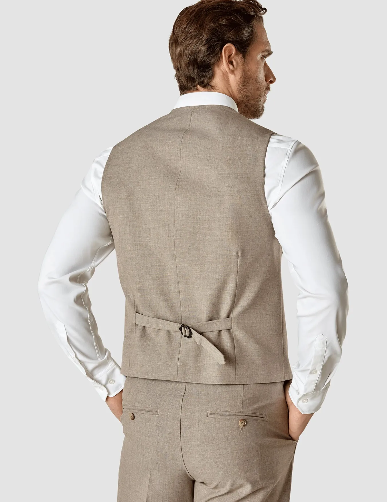 Essential Vest Beige Melange