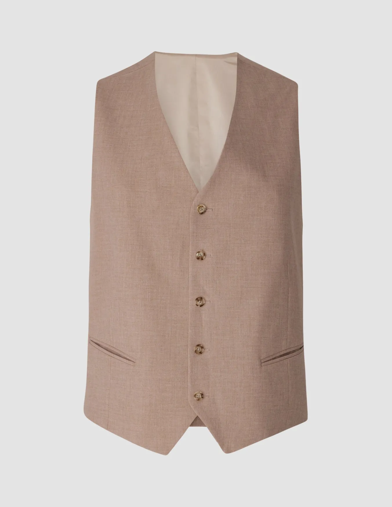 Essential Vest Dusty Lilac Melange