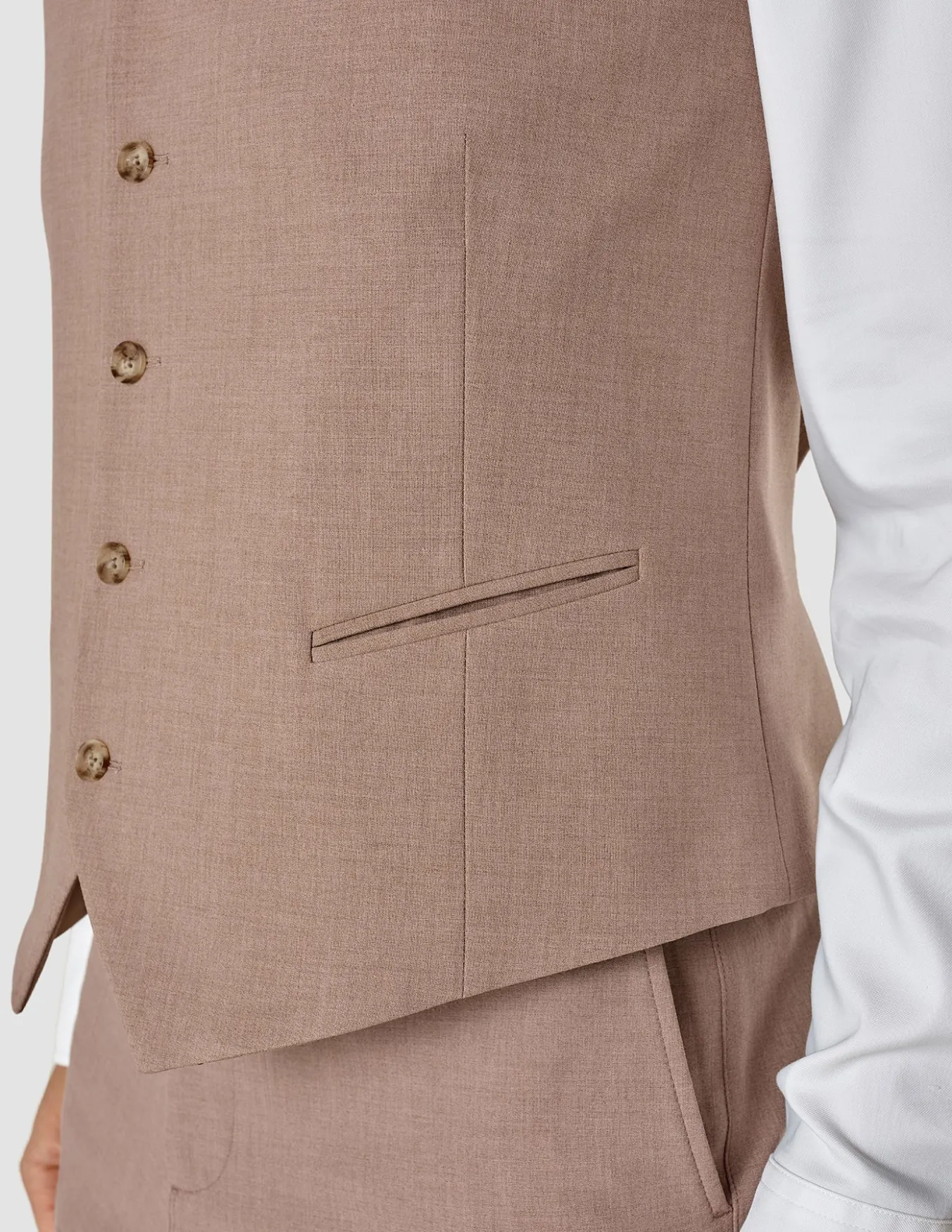 Essential Vest Dusty Lilac Melange