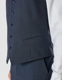 Essential Vest Navy Melange