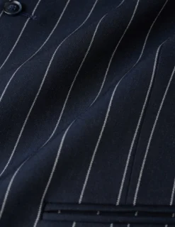 Essential Vest Navy Stripes