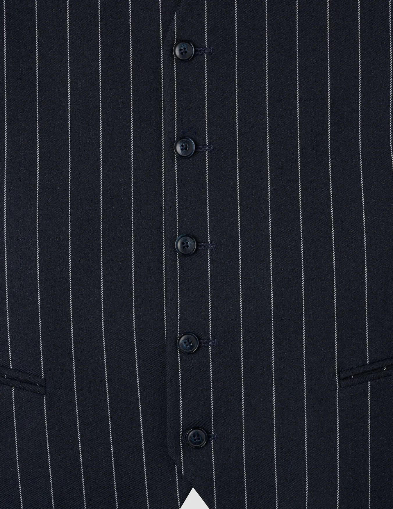 Essential Vest Navy Stripes