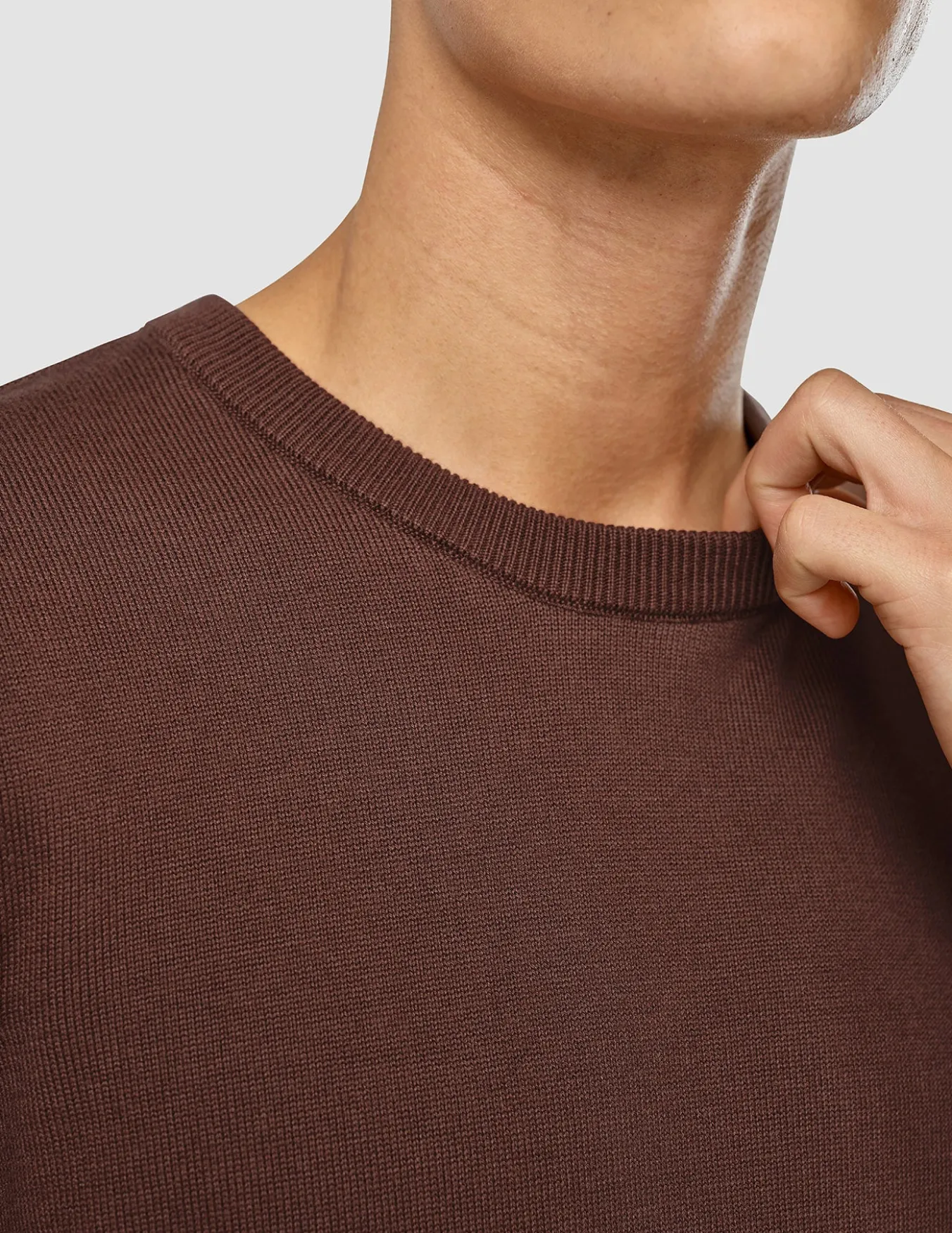Everyday Knit Crewneck Espresso