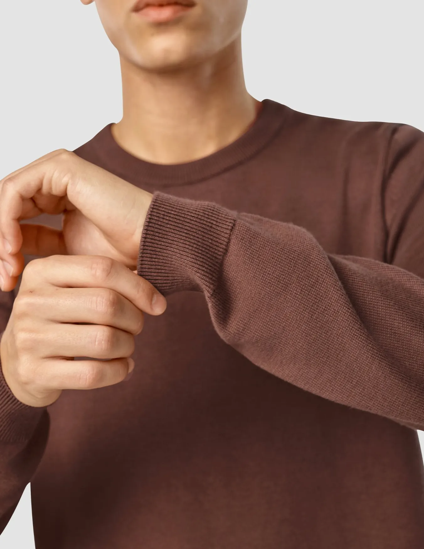 Everyday Knit Crewneck Espresso