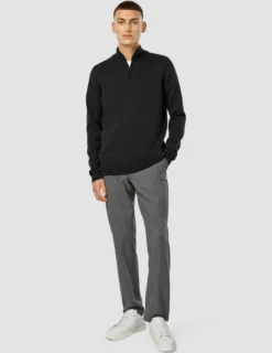 Everyday Knit Half Zip Black