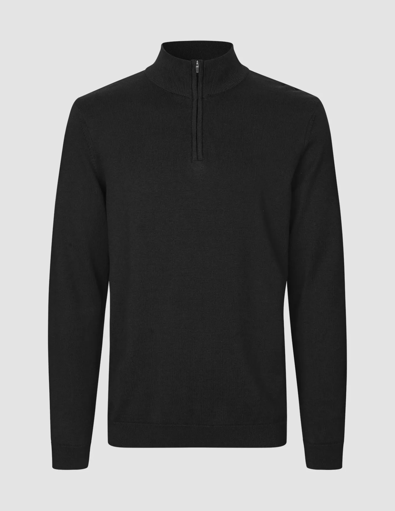 Everyday Knit Half Zip Black