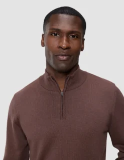 Everyday Knit Half Zip Espresso