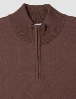 Everyday Knit Half Zip Espresso