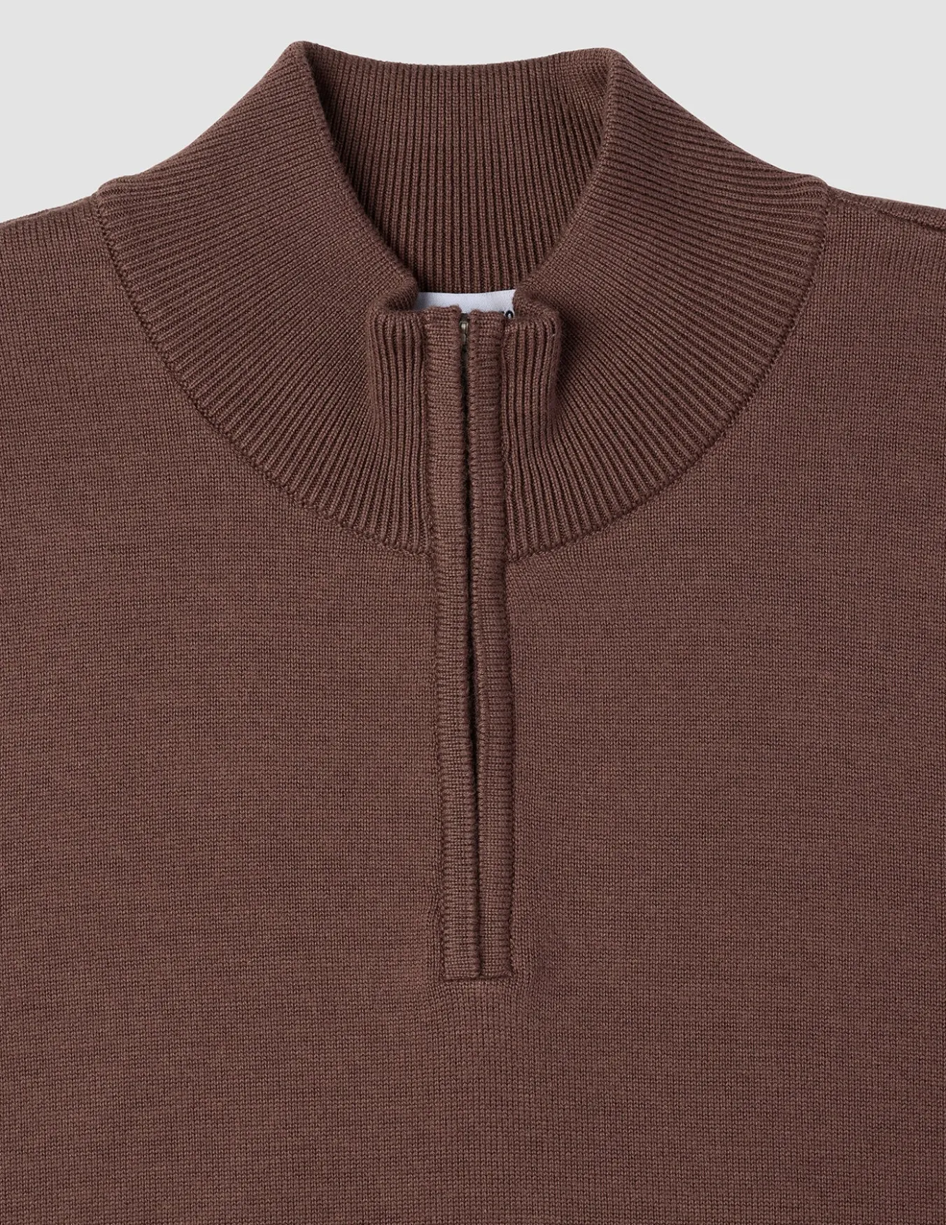 Everyday Knit Half Zip Espresso