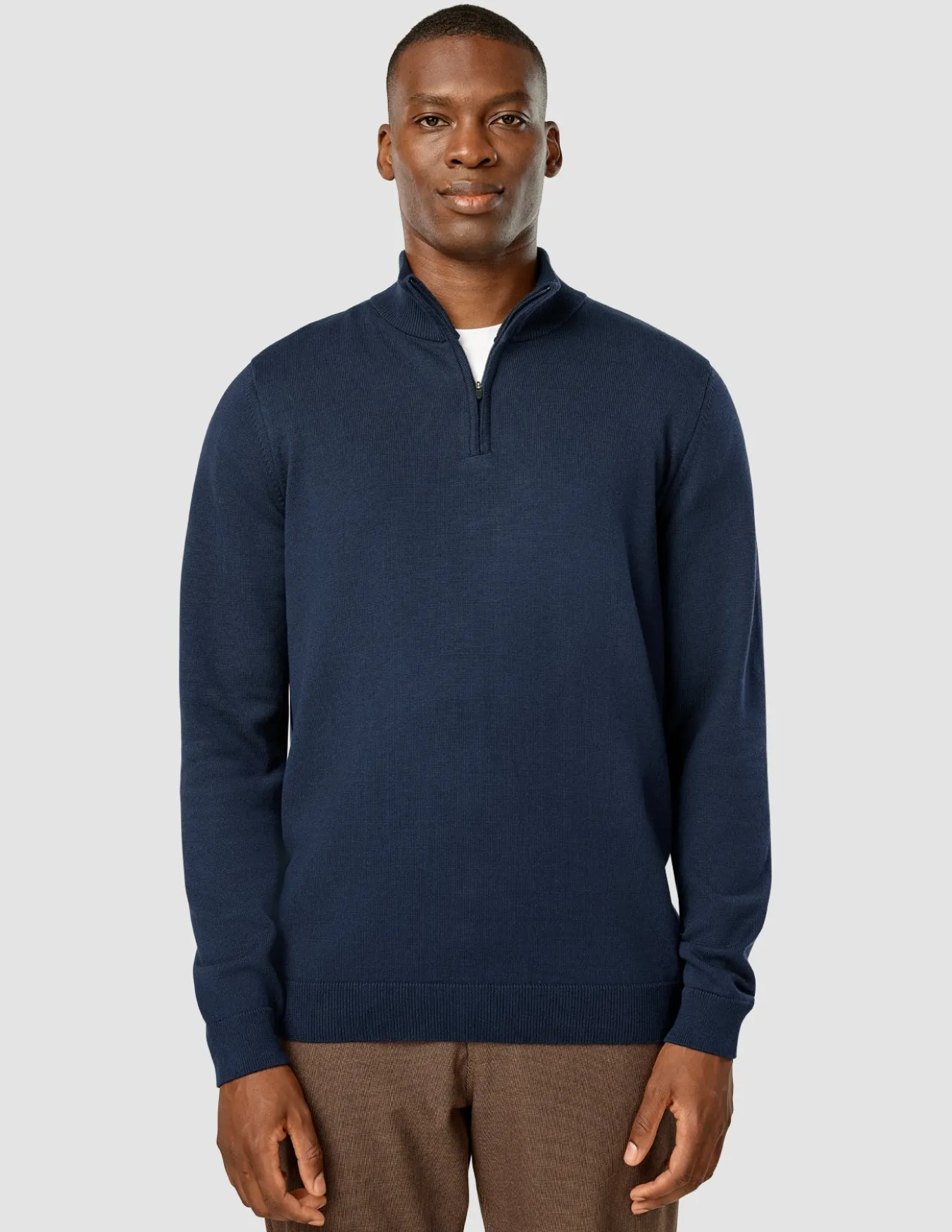 Everyday Knit Half Zip Navy
