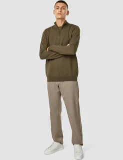 Everyday Knit Half-Zip Nightfall Green