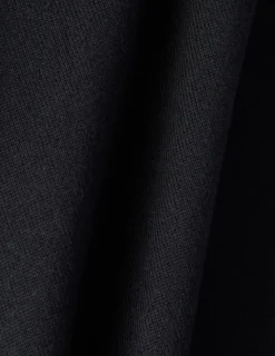 Everyday Knit Long Sleeve Polo Black