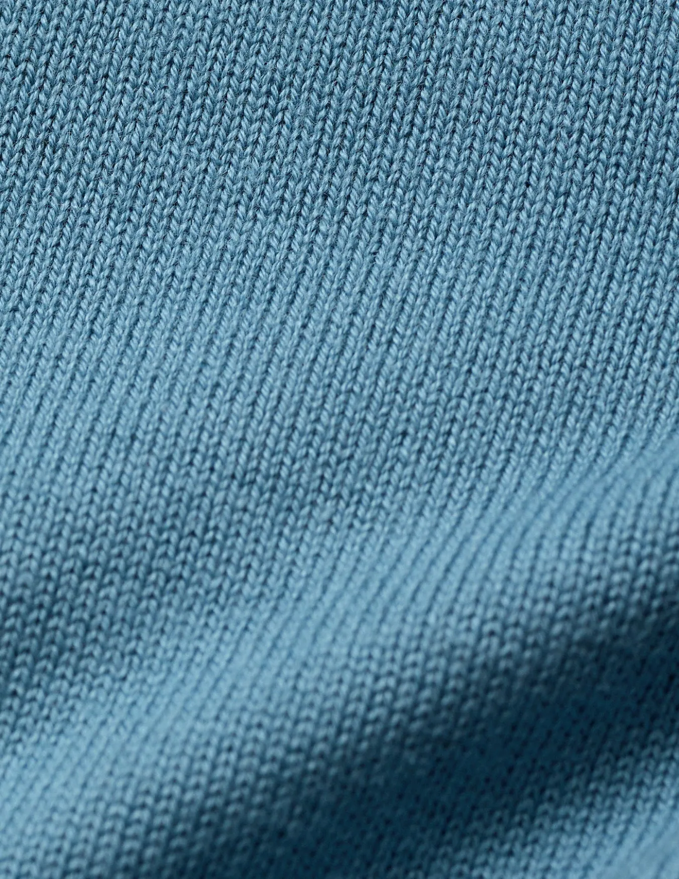 Everyday Knit Short Sleeve Polo Blue Mirage