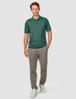 Everyday Knit Short Sleeve Polo Shadow Green